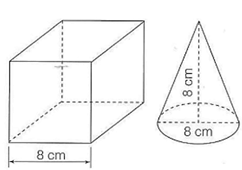 Cube et cône exercice 21